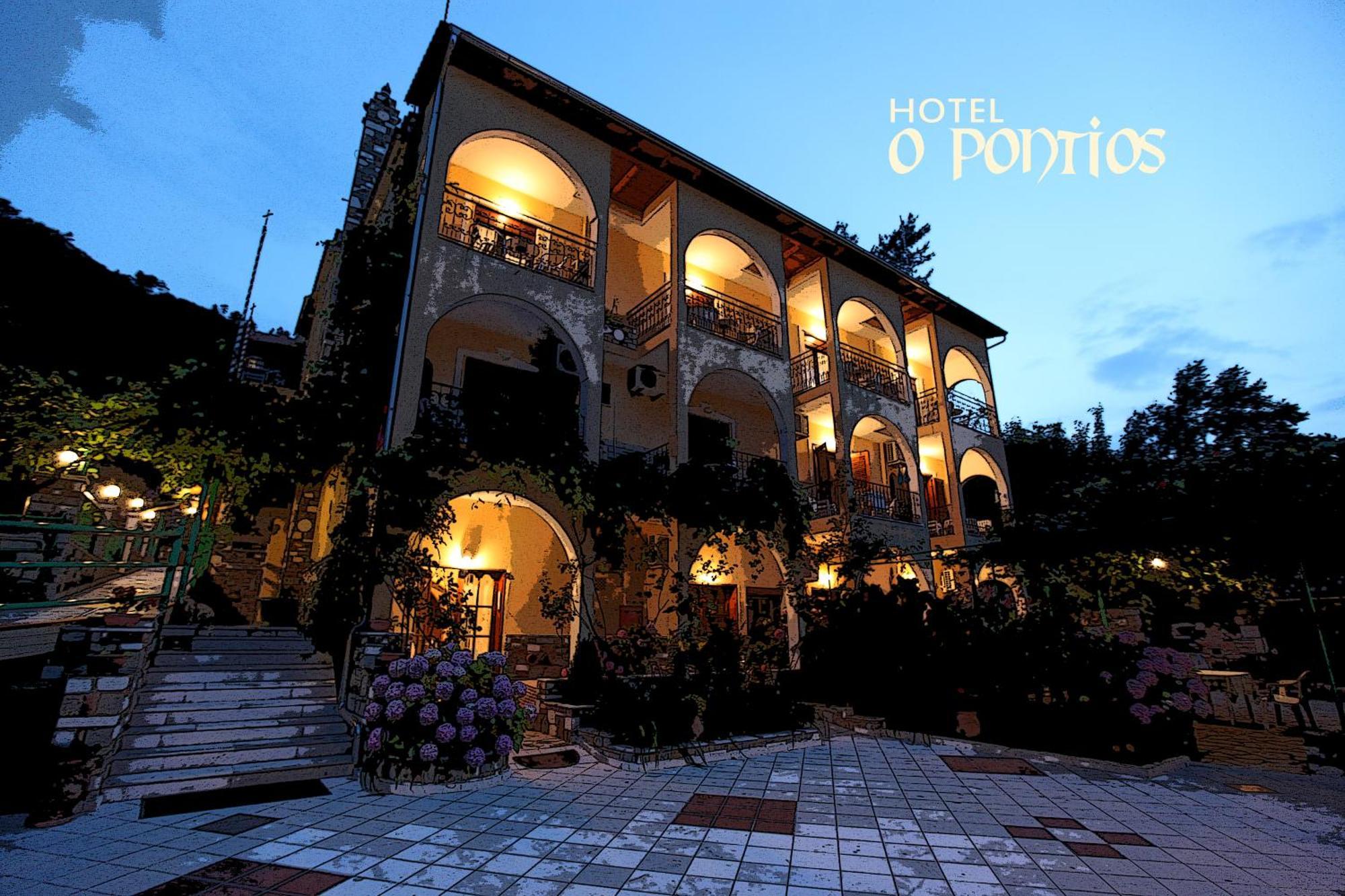 Castle Pontos Hotell Skala Potamia  Exteriör bild