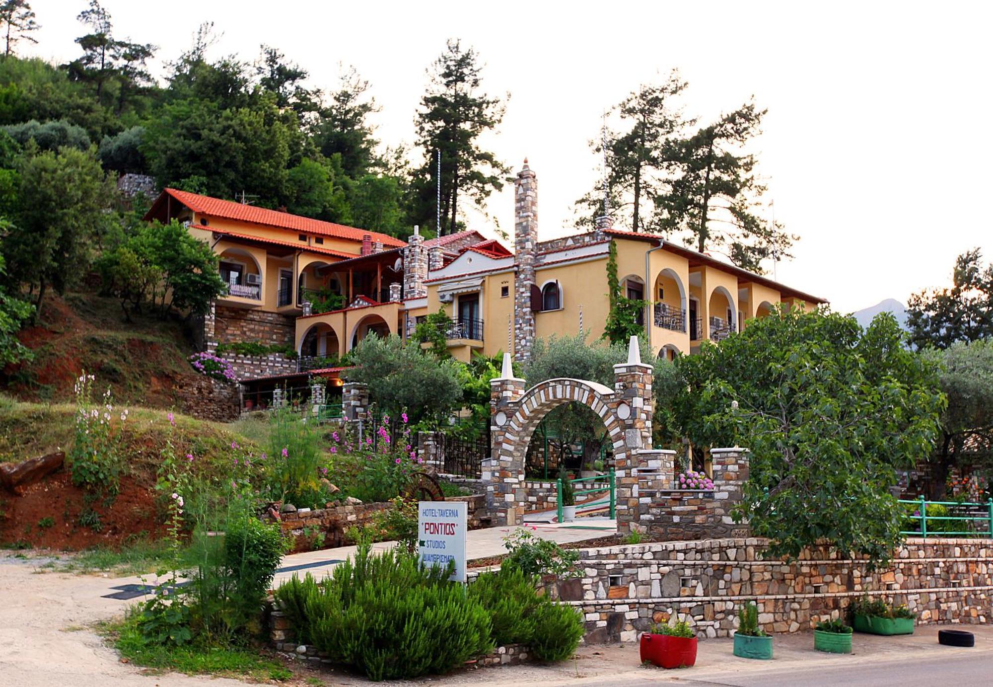 Castle Pontos Hotell Skala Potamia  Exteriör bild