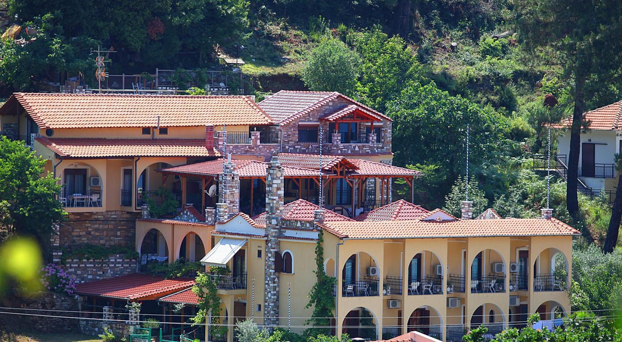 Castle Pontos Hotell Skala Potamia  Exteriör bild